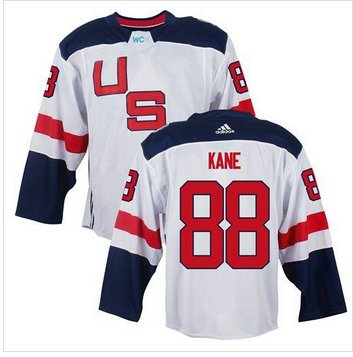 Team USA #88 Patrick Kane White 2016 World Cup Stitched Youth NHL Jersey