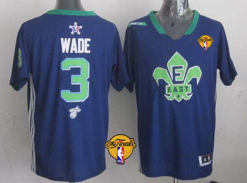 Heat #3 Dwyane Wade Navy Blue 2014 All Star Finals Patch Stitched NBA Jersey Heat #3 Dwyane Wade Navy Blue 2014 All Star Finals Patch Stitched NBA Jersey