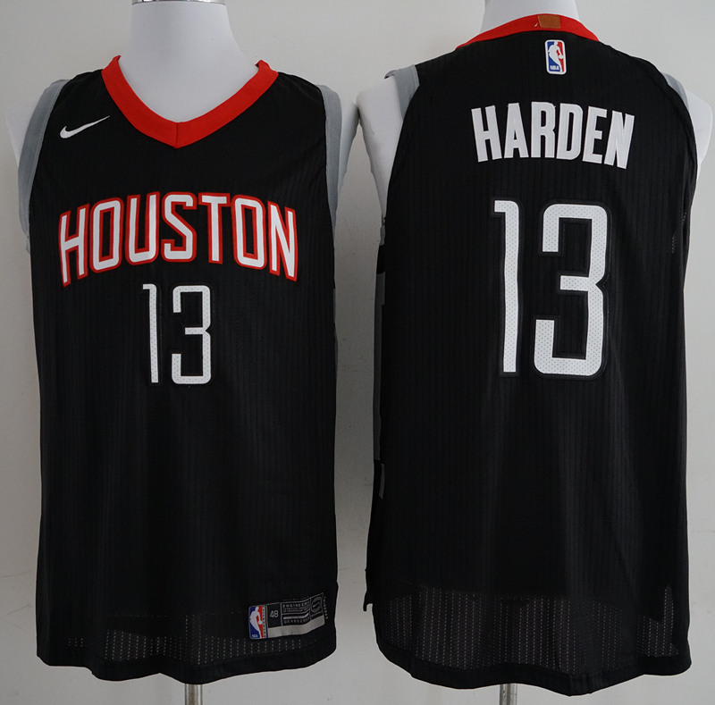 Houston Rockets #13 James Harden Black 2015 New Stitched NBA Jersey