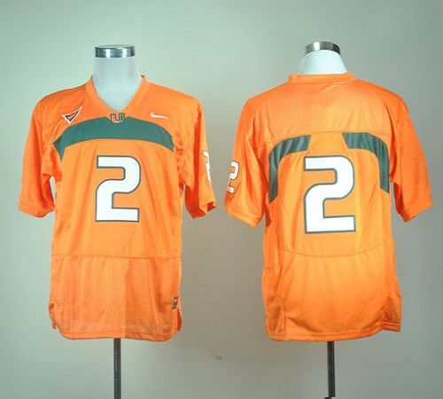 Hurricanes #2 Orange Stitched NCAA Jerseys Hurricanes #2 Orange Stitched NCAA Jerseys