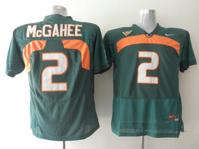 Hurricanes #2 Willis McGahee Green Stitched NCAA Jerseys Hurricanes #2 Willis McGahee Green Stitched NCAA Jerseys