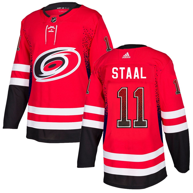 Hurricanes 11 Jordan Staal Red Drift Fashion Adidas Jersey