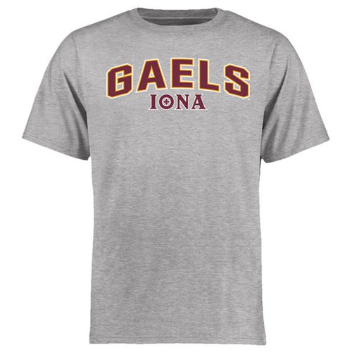 Iona College Gaels Proud Mascot T-Shirt Ash