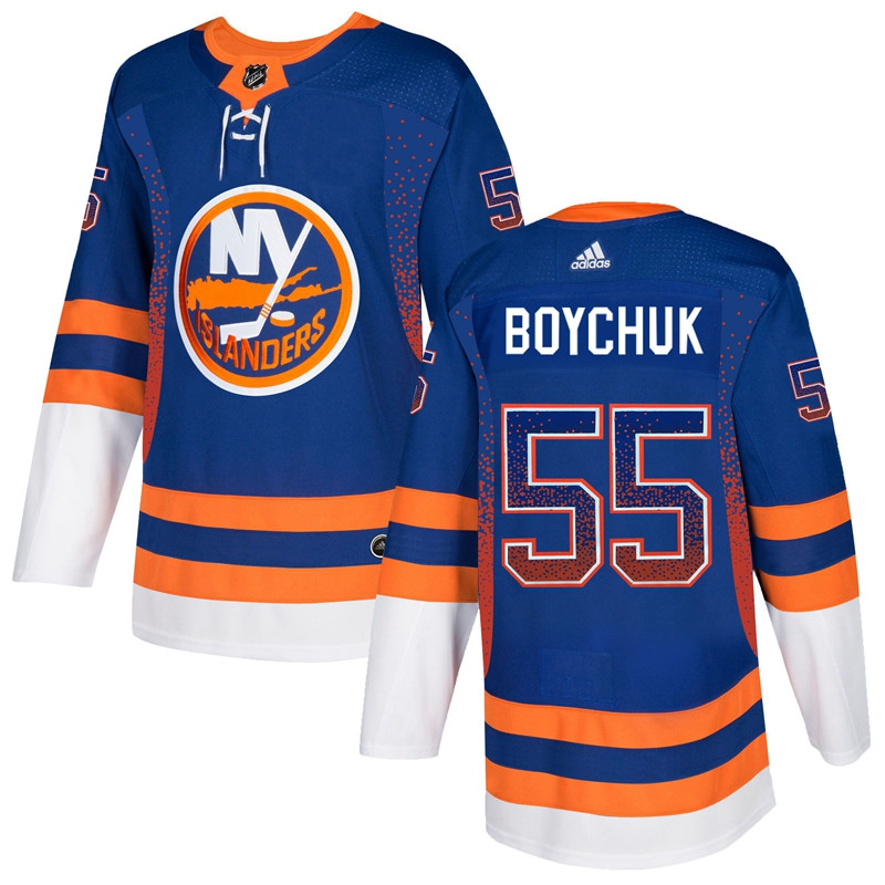 Islanders 55 Johnny Boychuk Royal Drift Fashion Adidas Jersey