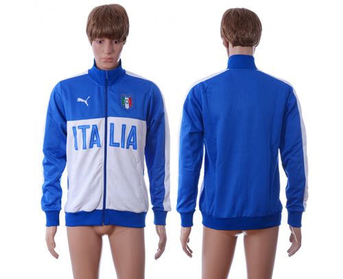 Italy Away Soccer Jackets Blue
