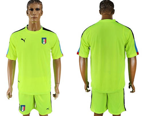 Italy Blank Shiny Green Goalkeeper Soccer Country Jersey Italy Blank Shiny Green Goalkeeper Soccer Country Jersey