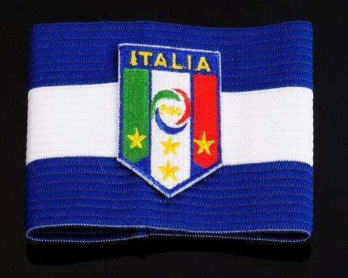 Italy Soccer Captain Patch Blue