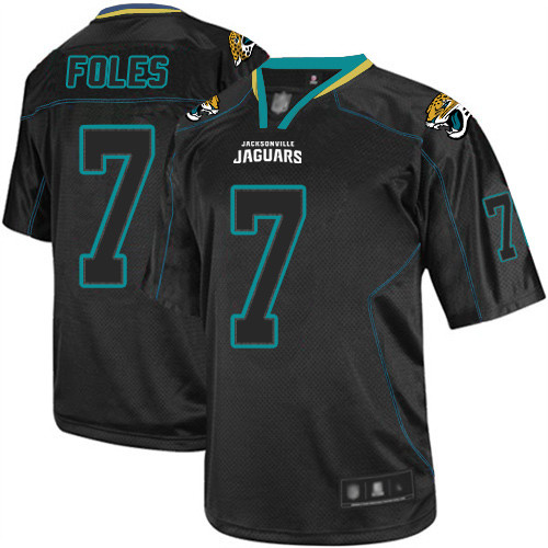 Jaguars #7 Nick Foles Lights Out Black Youth Stitched Football Elite Jersey Jaguars #7 Nick Foles Lights Out Black Youth Stitched Football Elite Jersey