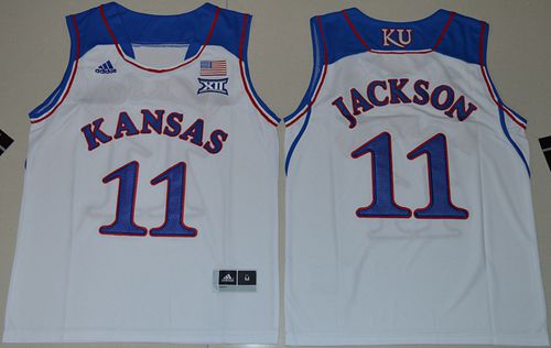 Jayhawks #11 Josh Jackson White Basketball Stitched Youth NCAA Jersey Jayhawks #11 Josh Jackson White Basketball Stitched Youth NCAA Jersey