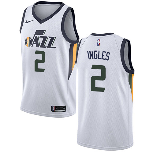 Jazz #2 Joe Ingles White Women's Basketball Swingman Association Edition Jersey