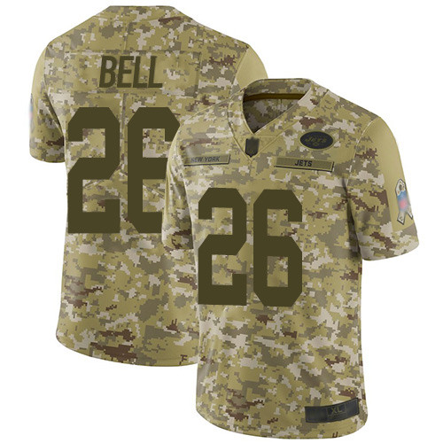 Jets #26 Le'Veon Bell Camo Youth Stitched Football Limited 2018 Salute to Service Jersey Jets #26 Le'Veon Bell Camo Youth Stitched Football Limited 2018 Salute to Service Jersey
