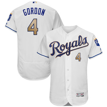 Kansas City Royals Alex Gordon  Customized Men MLB Jersey