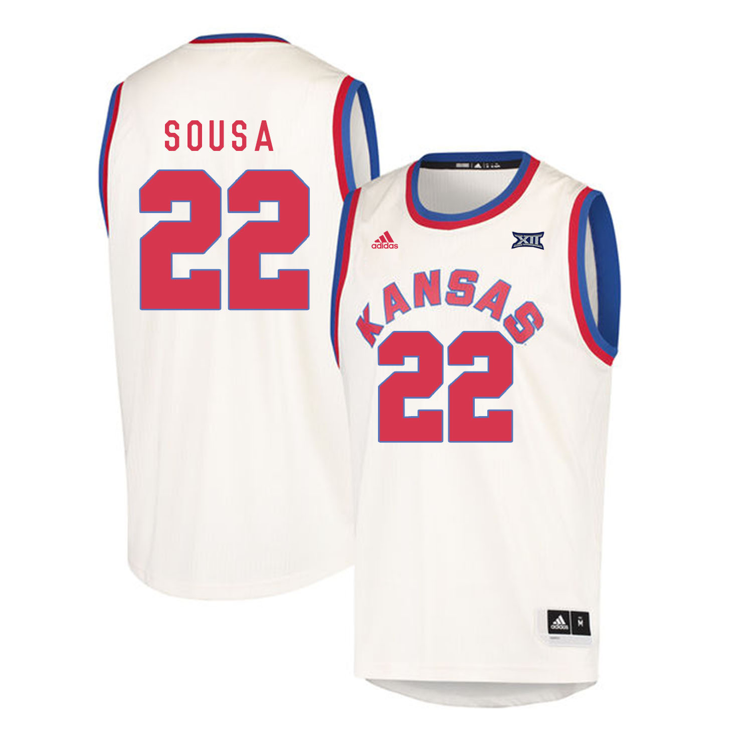 Kansas Jayhawks #22 Silvio De Sousa Cream Throwback College Basketball Jersey