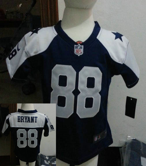 Kids Dez Bryant Dallas Cowboys #88 Navy Blue Thankgivings Nike Game Jersey