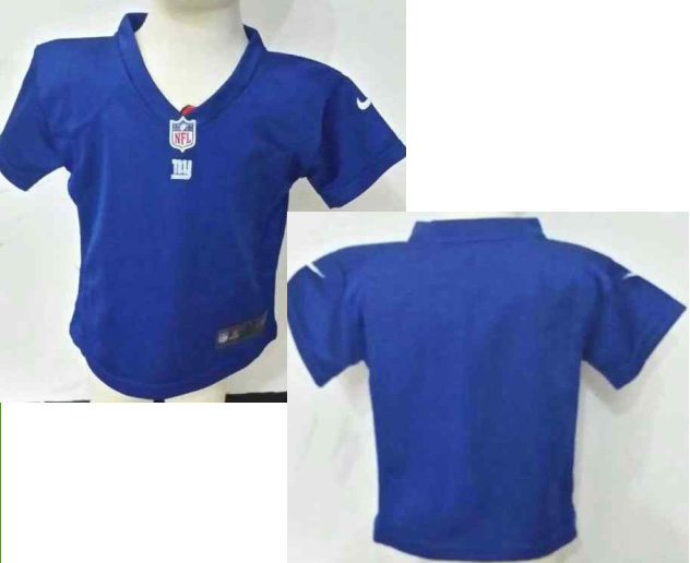 Kids New York Giants Blue Stitched Nike Jersey