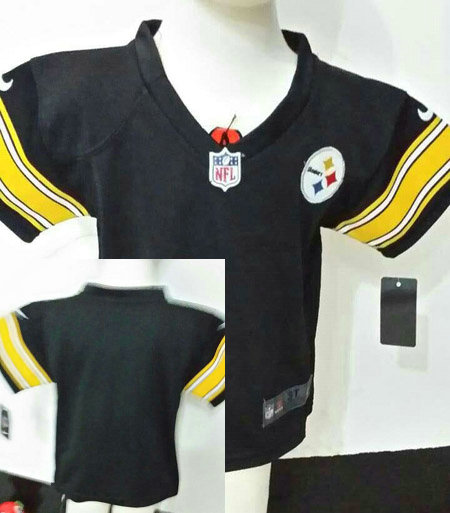 Kids Pittsburgh Steelers Black Nike Jersey