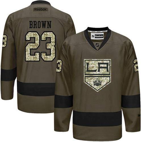 Kings #23 Dustin Brown Green Salute to Service Stitched NHL Jersey Kings #23 Dustin Brown Green Salute to Service Stitched NHL Jersey