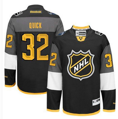 Kings #32 Jonathan Quick Black 2016 All Star Stitched NHL Jersey