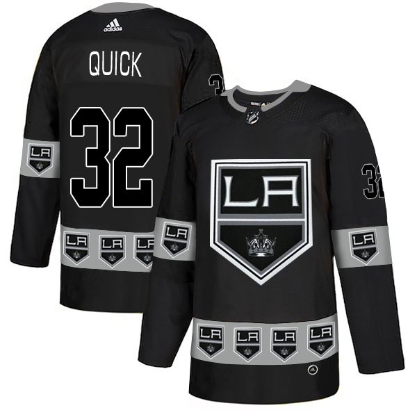 Kings 32 Jonathan Quick Black Team Logos Fashion Adidas Jersey Kings 32 Jonathan Quick Black Team Logos Fashion Adidas Jersey