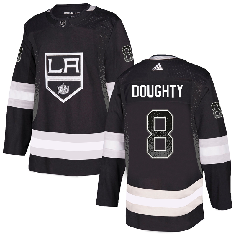 Kings 8 Drew Doughty Black Drift Fashion Adidas Jersey Kings 8 Drew Doughty Black Drift Fashion Adidas Jersey