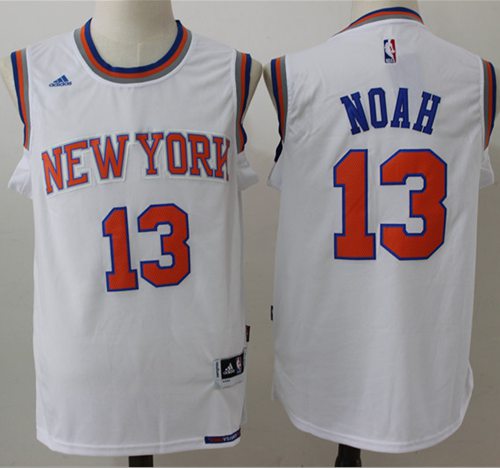 Knicks #13 Joakim Noah White Stitched NBA Jersey Knicks #13 Joakim Noah White Stitched NBA Jersey
