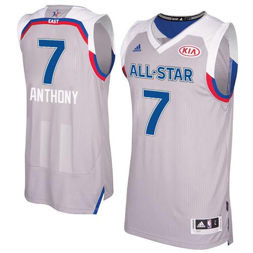 Knicks #7 Carmelo Anthony Gray 2017 All Star Stitched NBA Jersey Knicks #7 Carmelo Anthony Gray 2017 All Star Stitched NBA Jersey