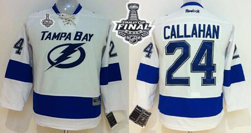 Lightning #24 Ryan Callahan White Road Women's 2015 Stanley Cup Stitched NHL Jersey Lightning #24 Ryan Callahan White Road Women's 2015 Stanley Cup Stitched NHL Jersey