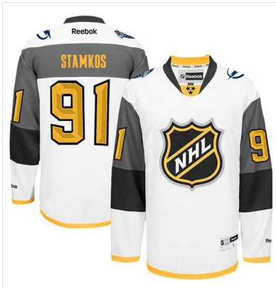 Lightning #91 Steven Stamkos White 2016 All Star Stitched NHL Jersey