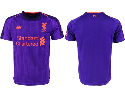 Liverpool Blank Away Soccer Club Jersey