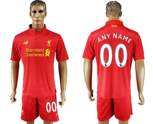 Liverpool Personalized Home Soccer Club Jersey Liverpool Personalized Home Soccer Club Jersey