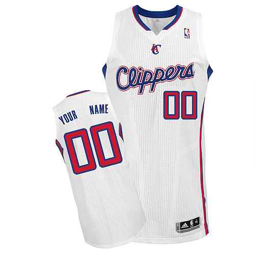 Los Angeles Clippers Custom White Home Jersey