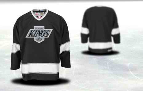 Los Angeles Kings Men Customized Black Classic Vintage Jersey