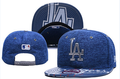 MLB Los Angeles Dodgers Team Logo Navy Adjustable Hat 3+