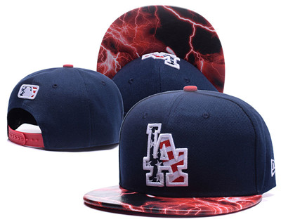 MLB Los Angeles Dodgers USA Flag Logo Navy Adjustable Hat LH MLB Los Angeles Dodgers USA Flag Logo Navy Adjustable Hat LH