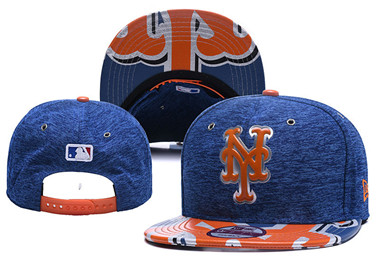 MLB New York Mets Team Logo Navy Adjustable Hat 52