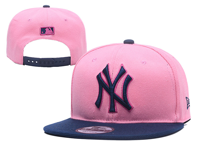 MLB New York Yankees Fresh Logo Pink Adjustable Hat YD