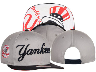 MLB New York Yankees Stitched Snapback Adjustable Hat 04