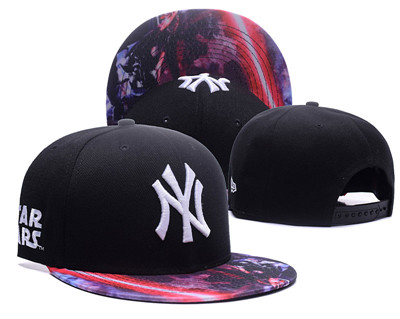 MLB New York Yankees Team Logo Black Adjustable Hat GS