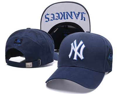 MLB New York Yankees Team Logo Snapback Adjustable Hat A56