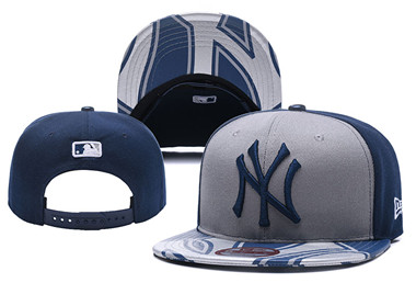 MLB New York Yankees Team Logo Snapback Adjustable Hat A561