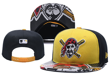 MLB Pittsburgh Pirates Team Logo Gray Adjustable Hat A49