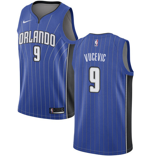 Magic #9 Nikola Vucevic Royal Women's Basketball Swingman Icon Edition Jersey