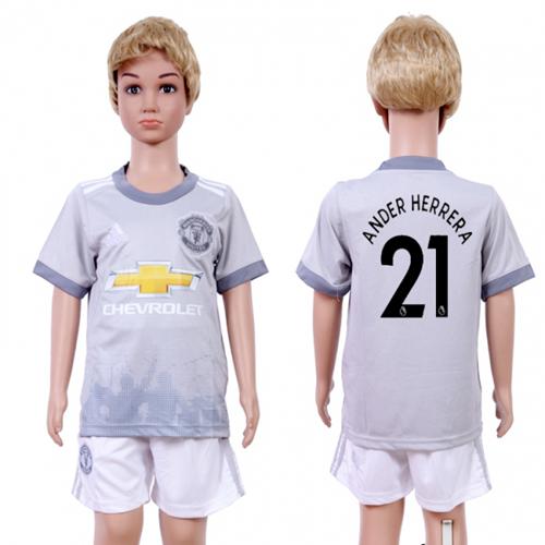 Manchester United #8 Mata Third Kid Soccer Club Jersey