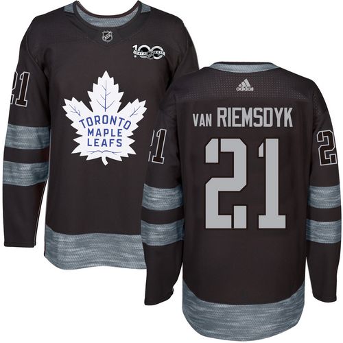 Maple Leafs #21 James Van Riemsdyk Black 1917-2017 100th Anniversary Stitched NHL Jersey Maple Leafs #21 James Van Riemsdyk Black 1917-2017 100th Anniversary Stitched NHL Jersey