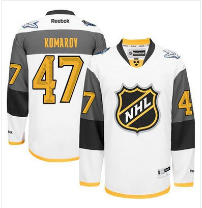 Maple Leafs #47 Leo Komarov White 2016 All Star Stitched NHL Jersey