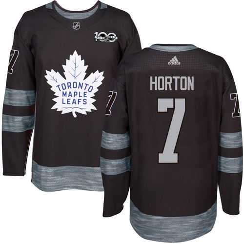 Maple Leafs #7 Tim Horton Black 1917-2017 100th Anniversary Stitched NHL Jersey Maple Leafs #7 Tim Horton Black 1917-2017 100th Anniversary Stitched NHL Jersey