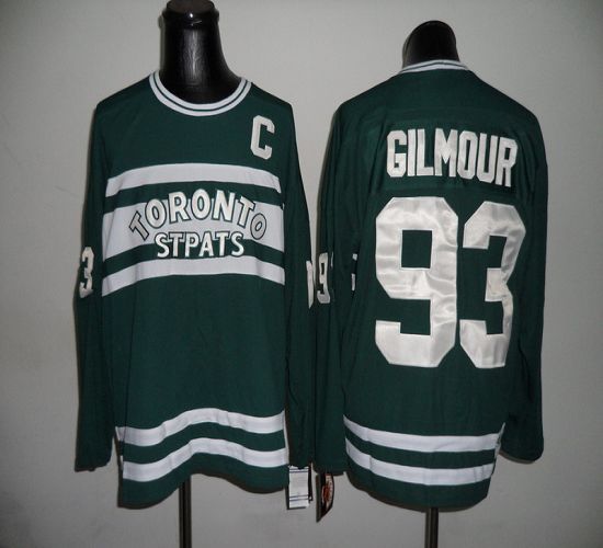 Youth Maple Leafs CCM Throwback #93 Doug Gilmour Green Stitched NHL Jersey