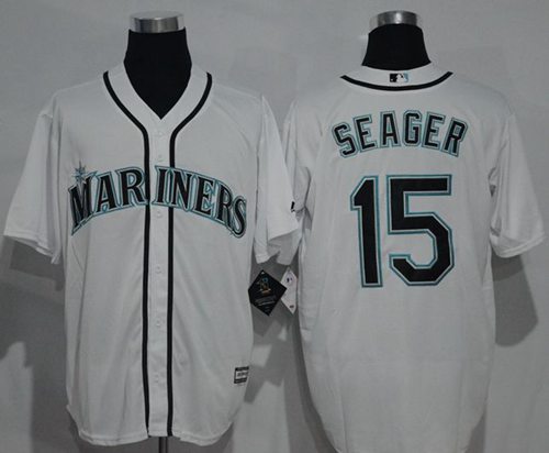 Mariners #15 Kyle Seager White New Cool Base Stitched MLB Jersey Mariners #15 Kyle Seager White New Cool Base Stitched MLB Jersey