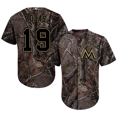 Marlins #19 Miguel Rojas Camo Realtree Collection Cool Base Stitched Youth Baseball Jersey Marlins #19 Miguel Rojas Camo Realtree Collection Cool Base Stitched Youth Baseball Jersey