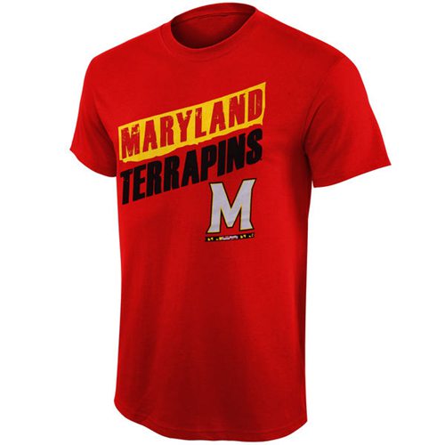 Maryland Terrapins Up Trend T-Shirt Red